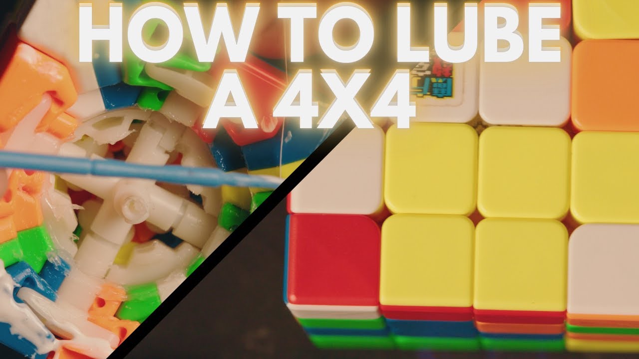 How To Set Up + Lube a 4x4 | The Cubing Bear