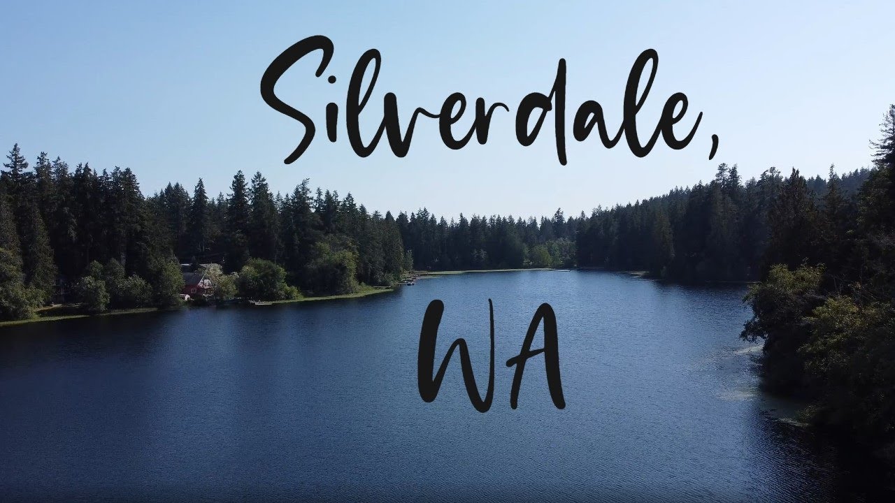 Silverdale, Washington Arial footage.