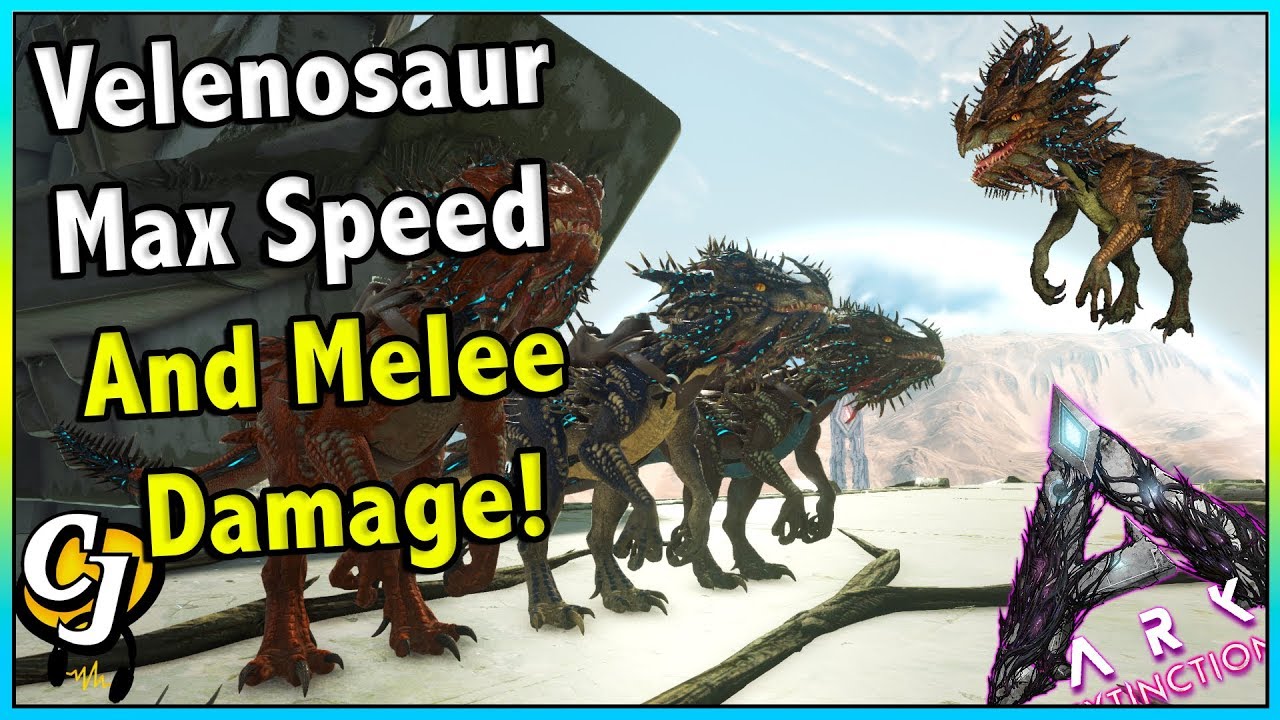 ARK INSIGHT! || VELENOSAUR MAX MOVEMENT SPEED AND MAX MELEE DAMAGE!! ARK SURVIVAL EVOLVED!