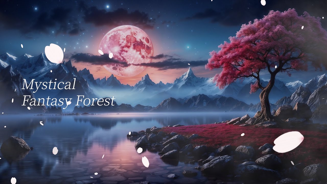 【作業用BGM】月夜桜の夢 | 異世界ファンタジー・Fantasy Ambient