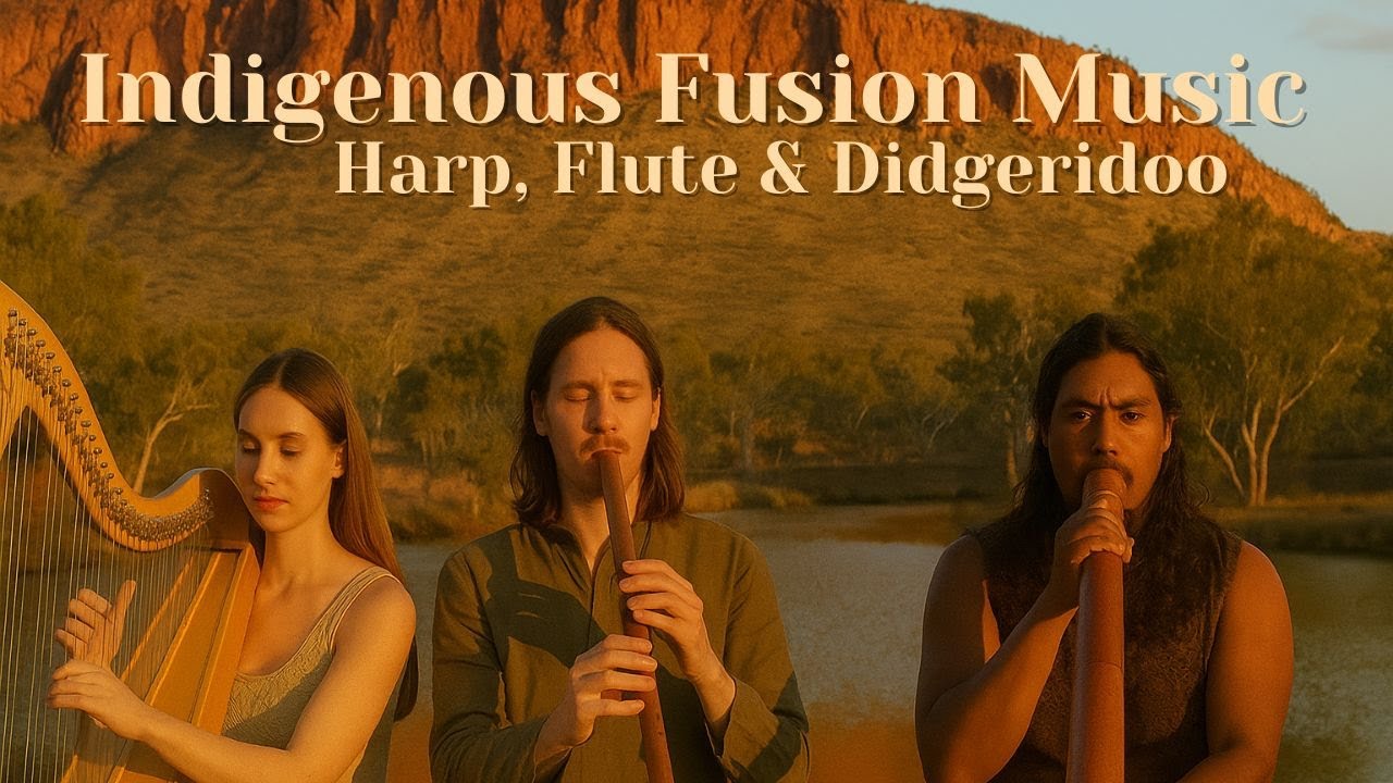 Relaxing Celtic Harp, Flute & Didgeridoo | Indigenous Fusion Music for Deep Relaxation