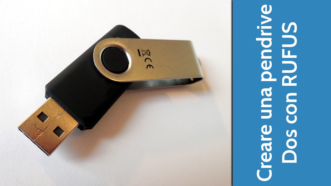 [RUFUS] Creare una pendrive avviabile DOS per aggiornare il BIOS del pc