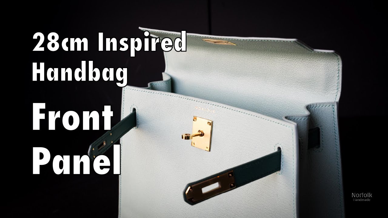How To Make A Kelly Bag | Front Panel | 28cm Inspired Handbag - Episode 3
