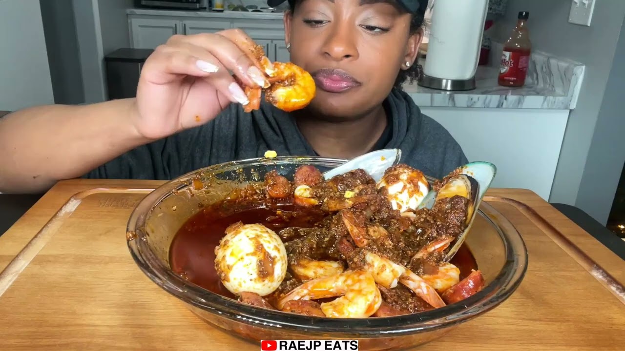 ASMR MUKBANG SEAFOOD BOIL SHRIMP MUSSELS EGGS SEAFOOD | ASMR MUKBANG EATING 먹방 REAL EATING SOUND