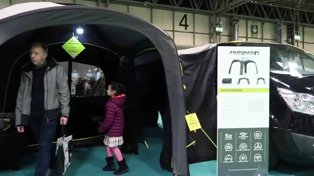 Can’t make it to the Caravan, camping and motorhome show Feb ‘24? Real time walk through: hall 4