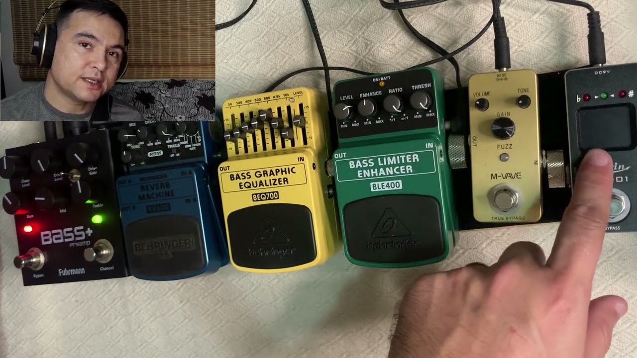 Construindo e testando um pedalboard para baixo