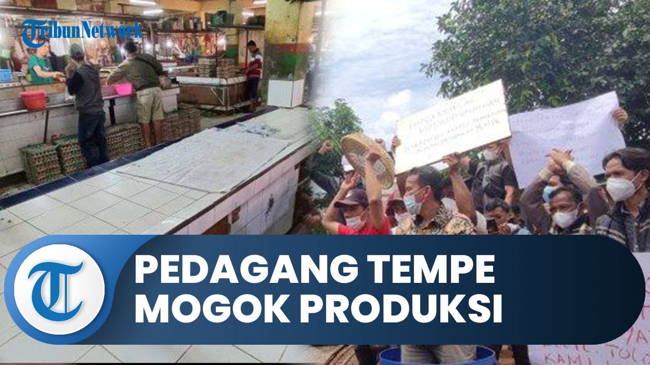 Pedagang Tempe di Depok Demo Sampai Mogok Produksi, Harga Kacang Kedelai Melambung Tinggi