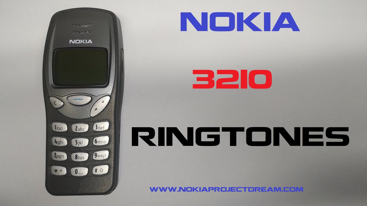 Nokia 3210 - Ringtones - SMS tones - Menus and Games