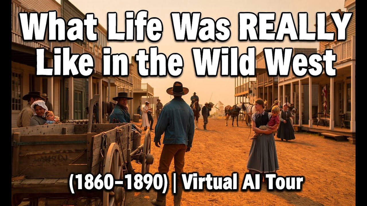 This is EXACTLY How Wild West Looked in 1860-1890 | AI Reconstruction