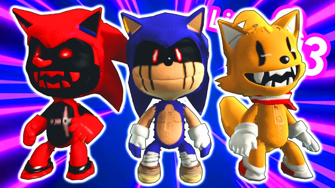 Sonic.exe The Ultimate Costumes - LittleBigPlanet 3 PS5 Gameplay | EpicLBPTime