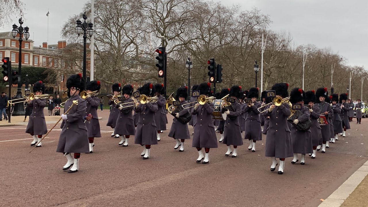 The Band of the Royal Regiment of Scotland and The Band of the Welsh Guards - Changing the Guard