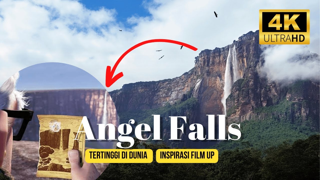 ANGEL FALLS : Air Terjun Tertinggi Di Dunia Hampir 1 KM Tingginya!