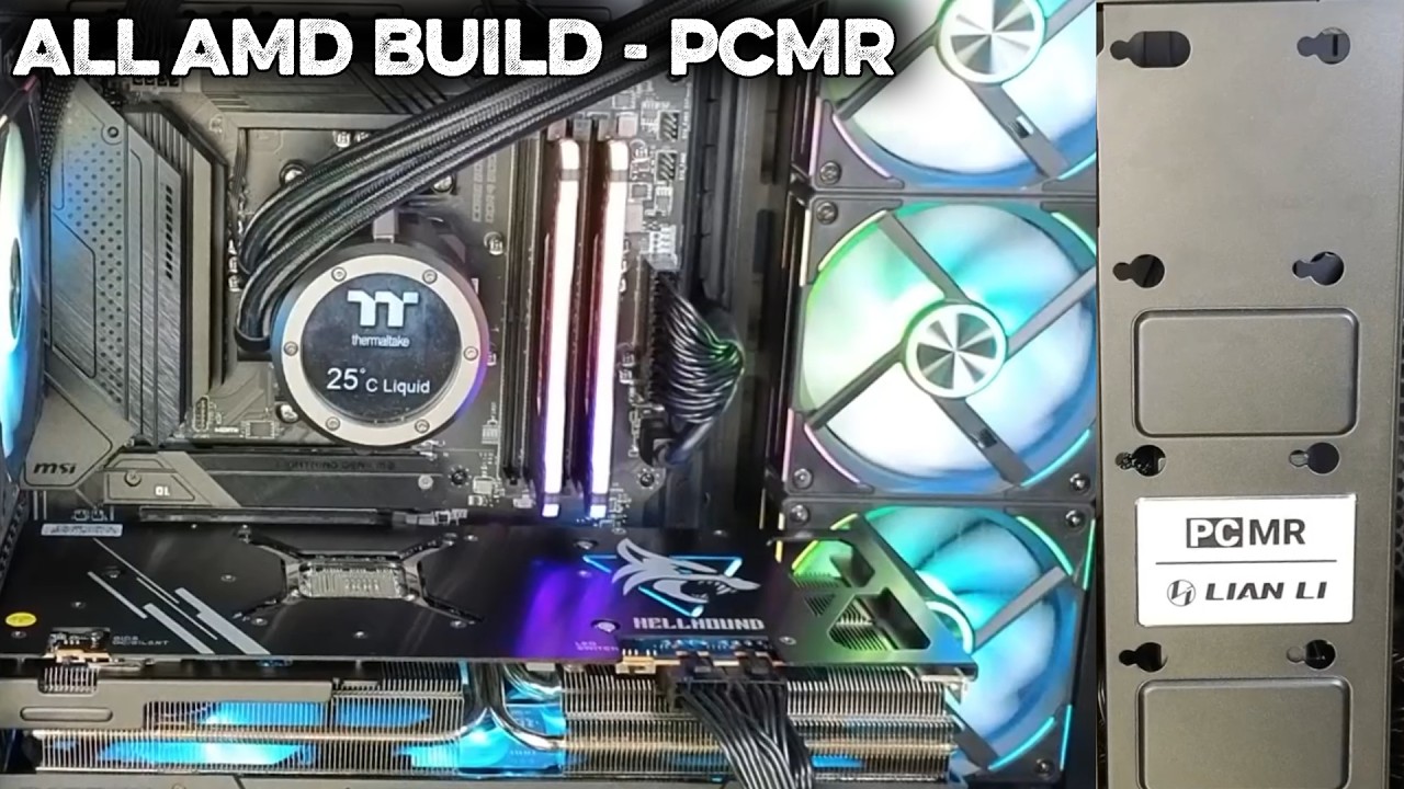 Завершение сборки полностью AMD-комплекта в корпусе PCMR Lian Li #283