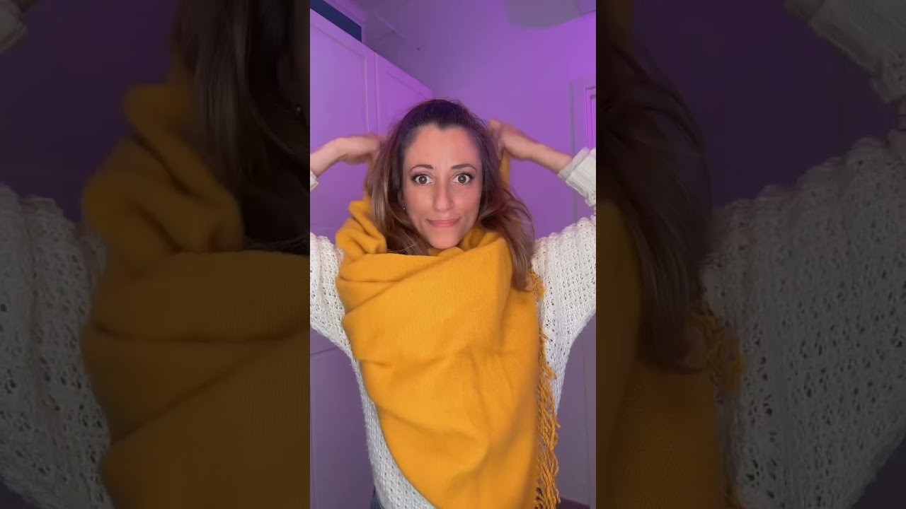FASHION TIPS su come  indossare la sciarpa 🧣 #fashion #tips