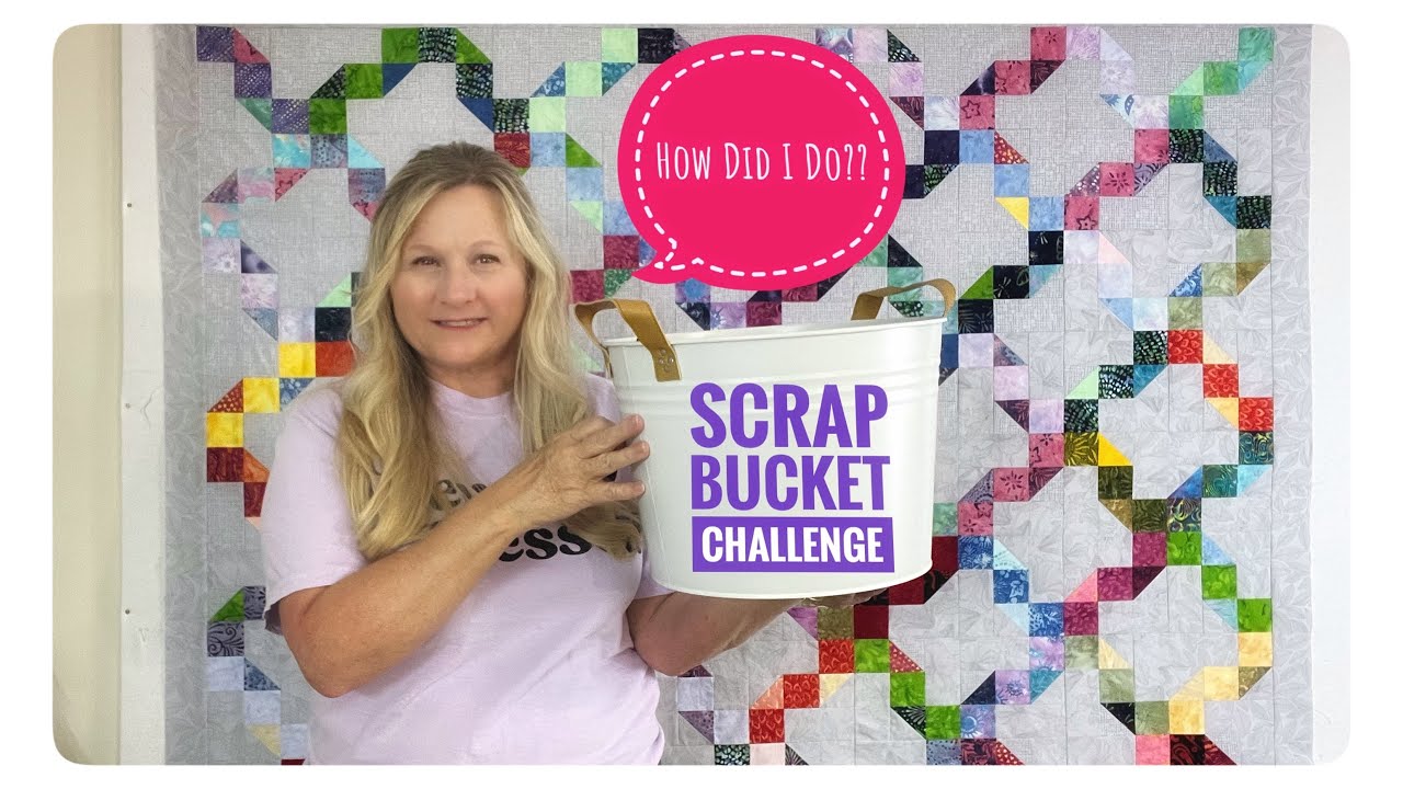 Лоскутное одеяло Scrap Bucket Challenge