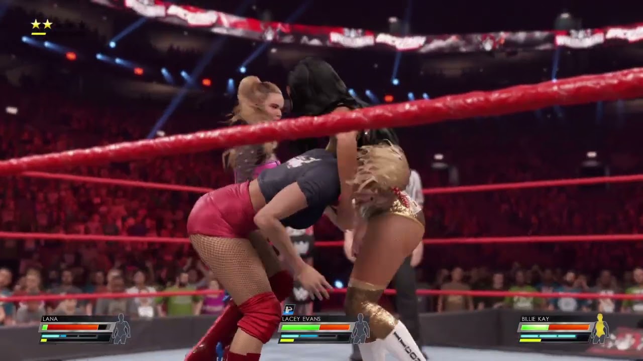 Billie Kay vs Lacey Evans vs Lana - United States Championship - WWE 2K22