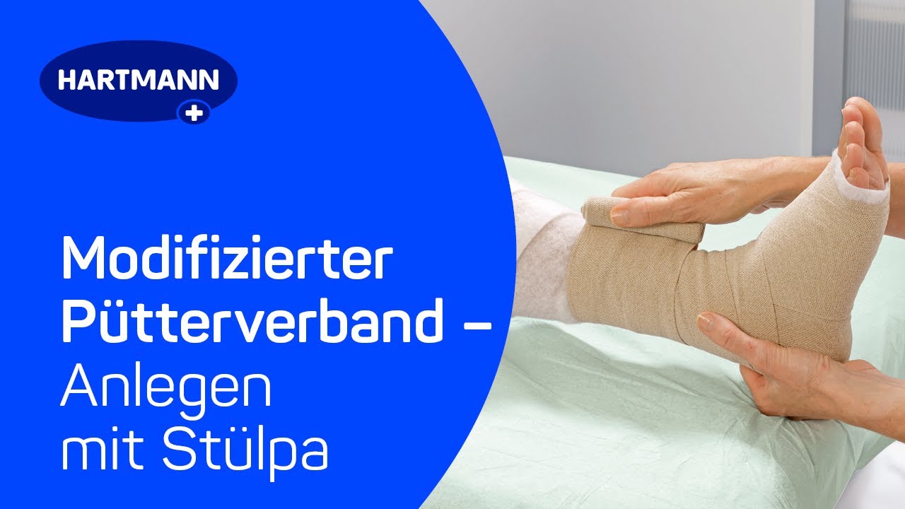 Modifizierter Pütterverband mit Stülpa Schlauchverband richtig anlegen