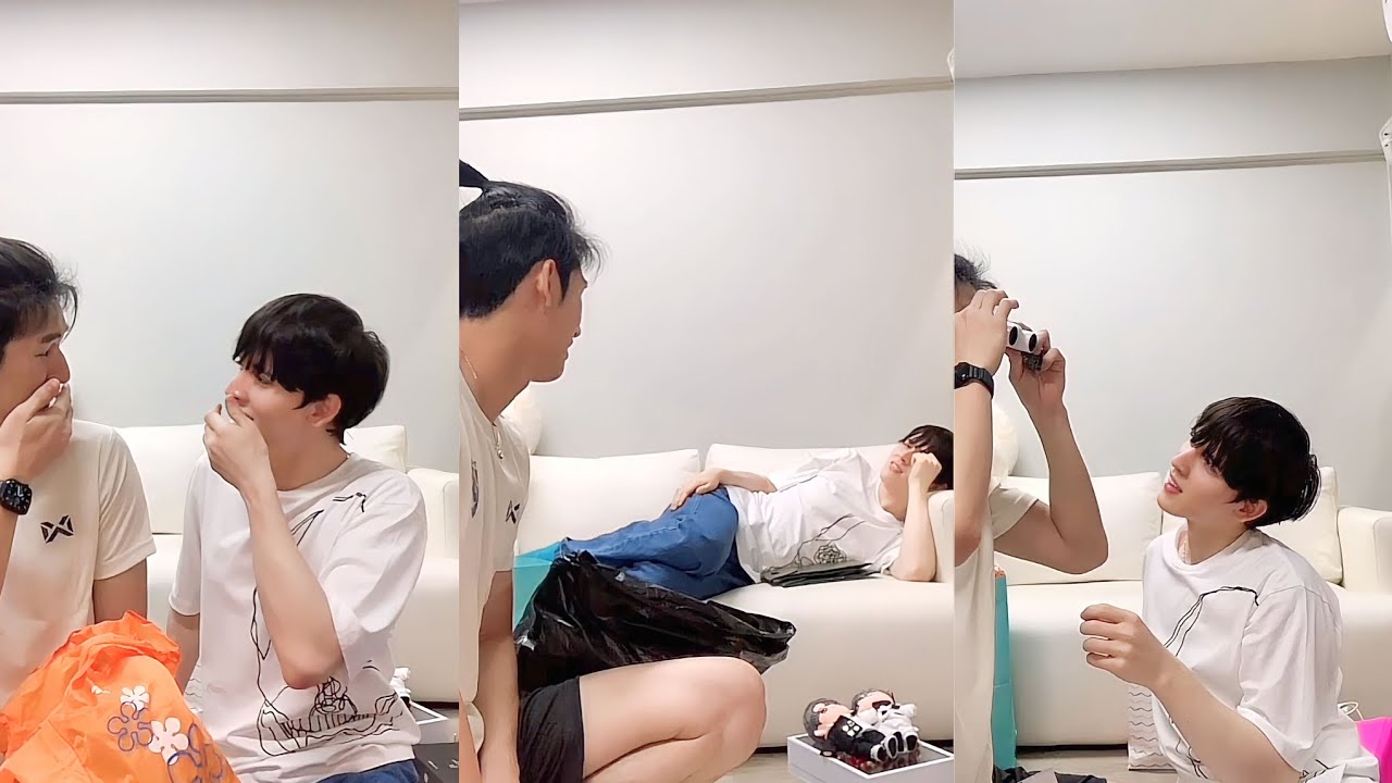 [MOSBANK] 230224 MOSLHONG Weibo Live (Unboxing Fanclubs' Gifts)