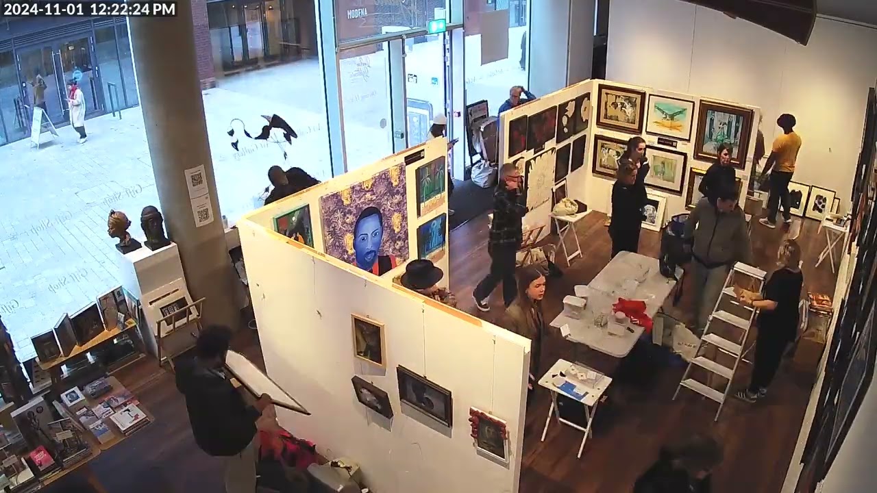 Forge Art Fair installation