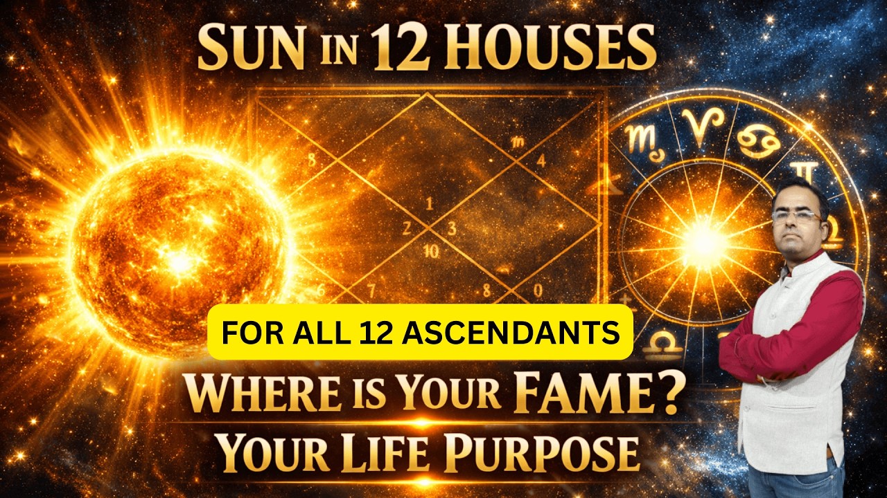 Sun in All 12 Houses Explained | Fame, Purpose & Power in Astrology