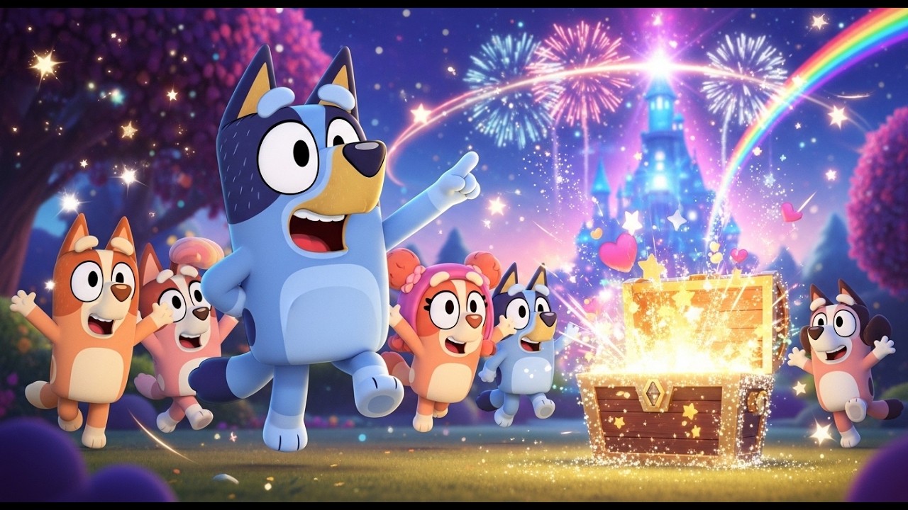 Bluey’s Magic Kingdom Adventure! 🏰✨ | Best 3D Cartoon Story for Kids