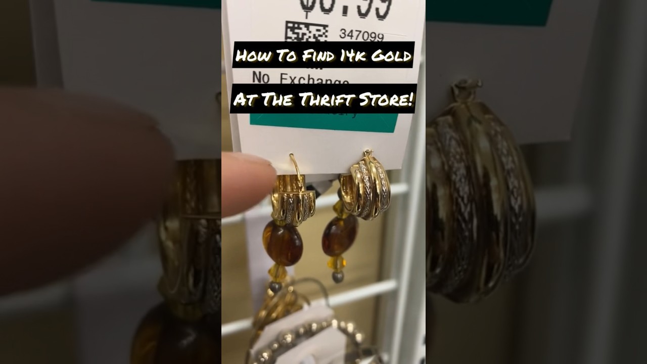 I Found in Real GOLD at the Thrift Store❗️#thrifting #reselling #ebayseller