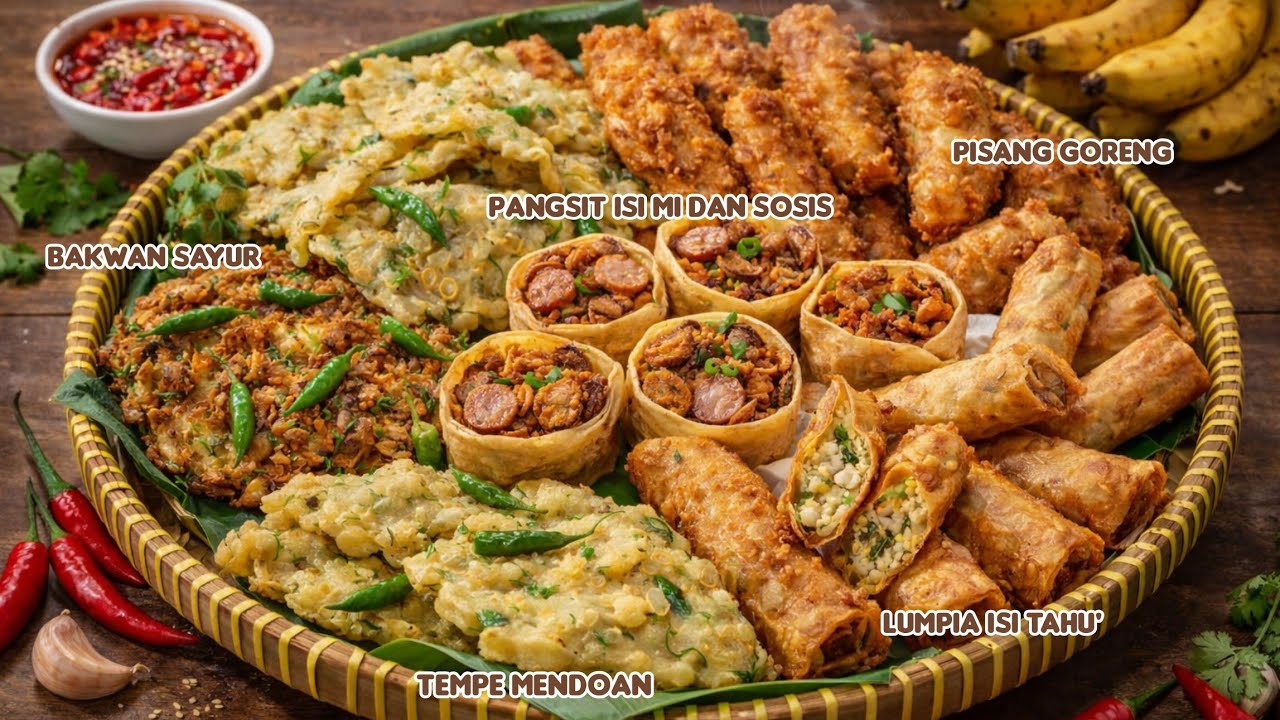 Aneka Gorengan untuk Takjil Buka Puasa | Renyah, Gurih & Mudah Dibuat.