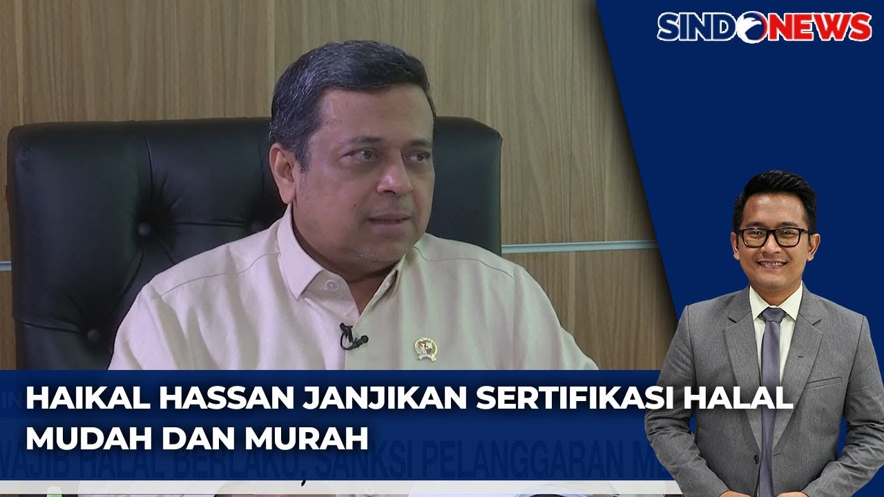 Kepala BPJPH: Produk yang Diperdagangkan Wajib Miliki Sertifikat Halal - Sindo Prime 15/11