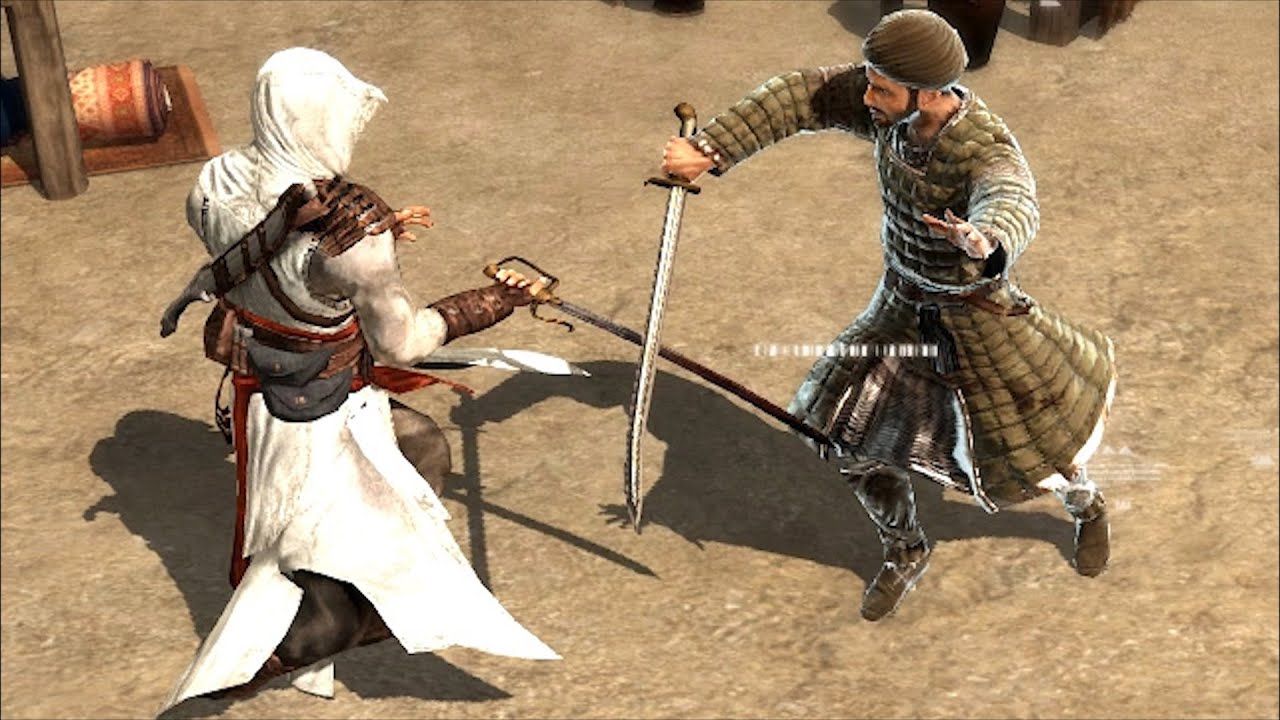 Assassin's Creed 1 Альтаир Легендарный Ассасин Бои и Свободный Режим