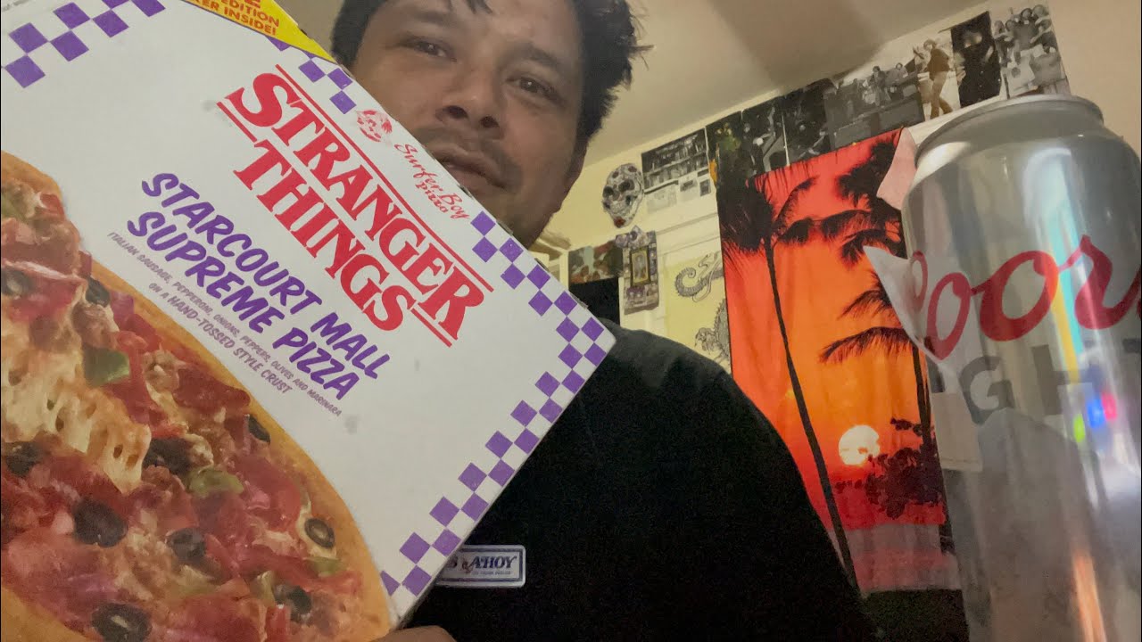 Trying the Stranger Things frozen pizza 🍕Join Me, SHALL YOU?’..