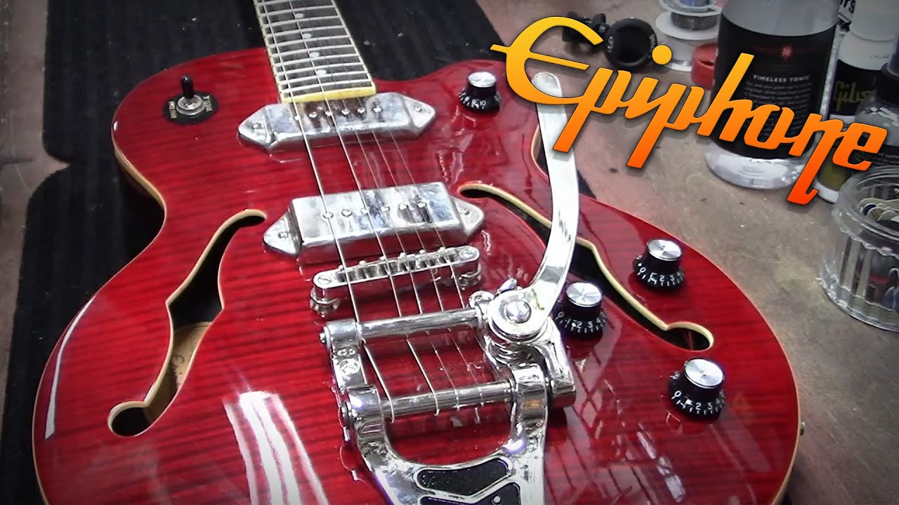 Epiphone WildKat Restring!