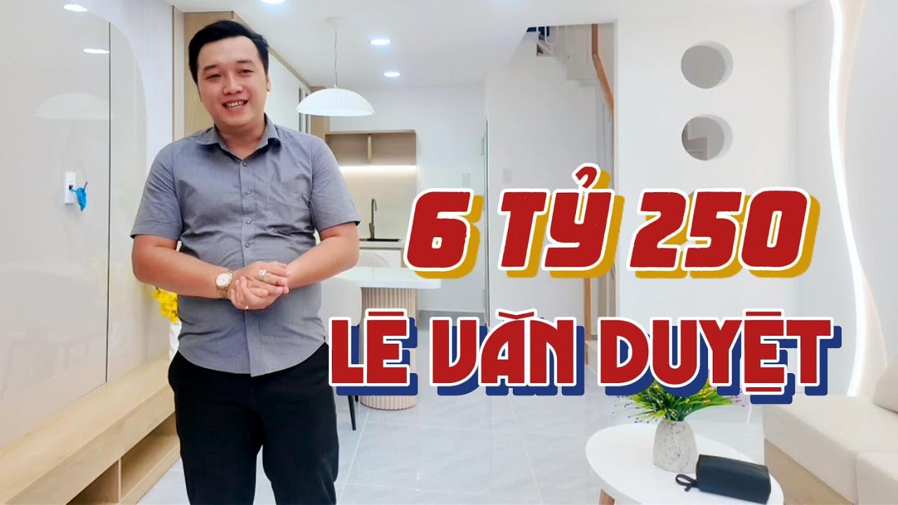 NHÀ XÂY MỚI LÊ VĂN DUYỆT - BÌNH THẠNH GIÁ HƠN 6 TỶ
