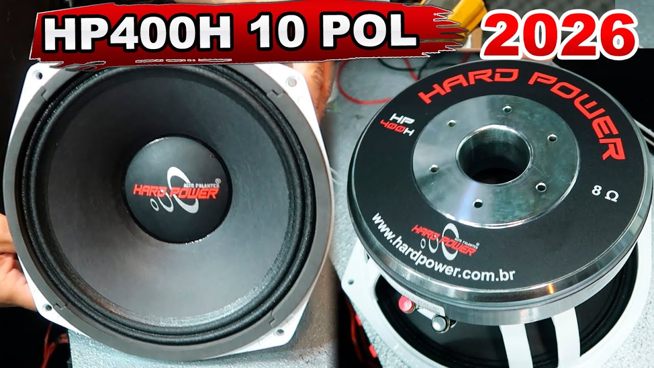 Médio Hard Power HP400H 10 Pol Review e Teste 2026