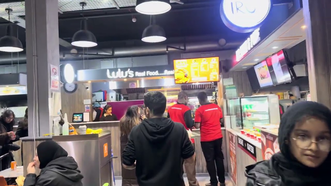 London Stratford Food Court old shopping Centre