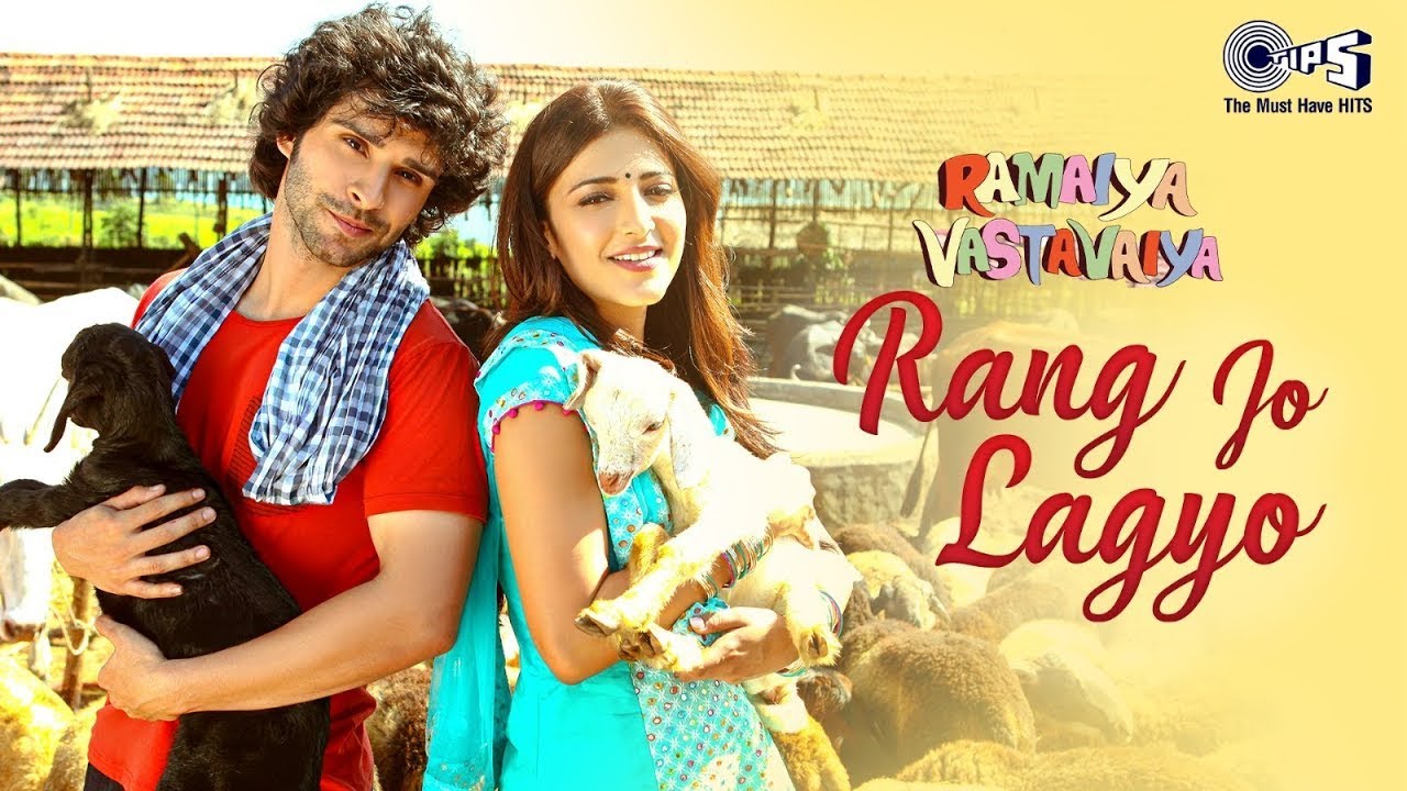 Rang Jo Lagyo | Ramaiya Vastavaiya | Atif Aslam & Shreya Ghoshal | Bollywood Romantic Hits