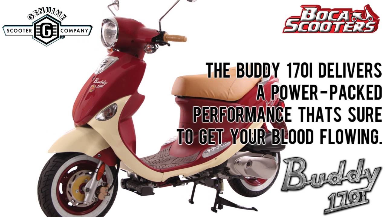 GENUINE BUDDY 170i (OVERVIEW) by Boca Scooters