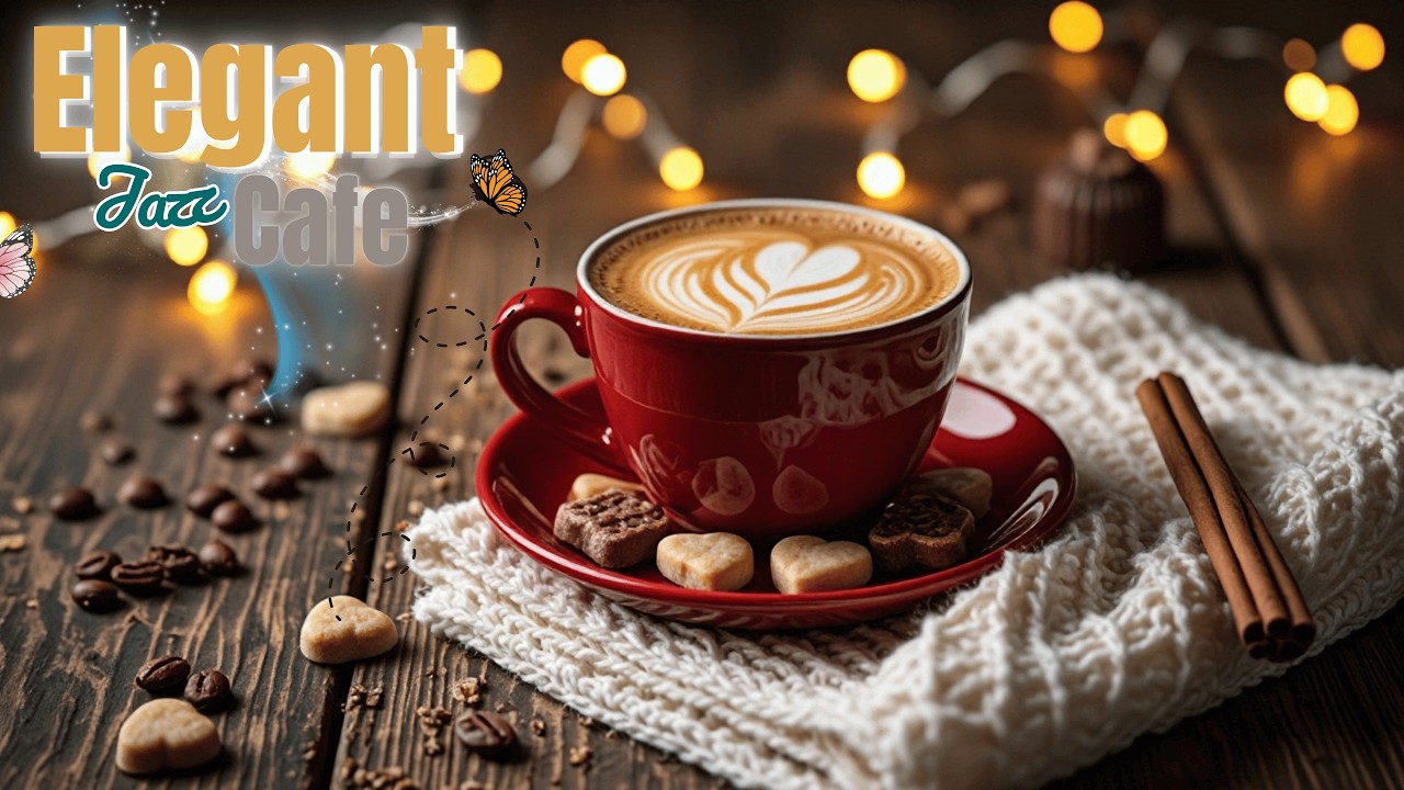 Elegant Soft Jazz ☕ Jazz Cafe Background Music & Happy Bossa Nova Instrumental for Stress Relief