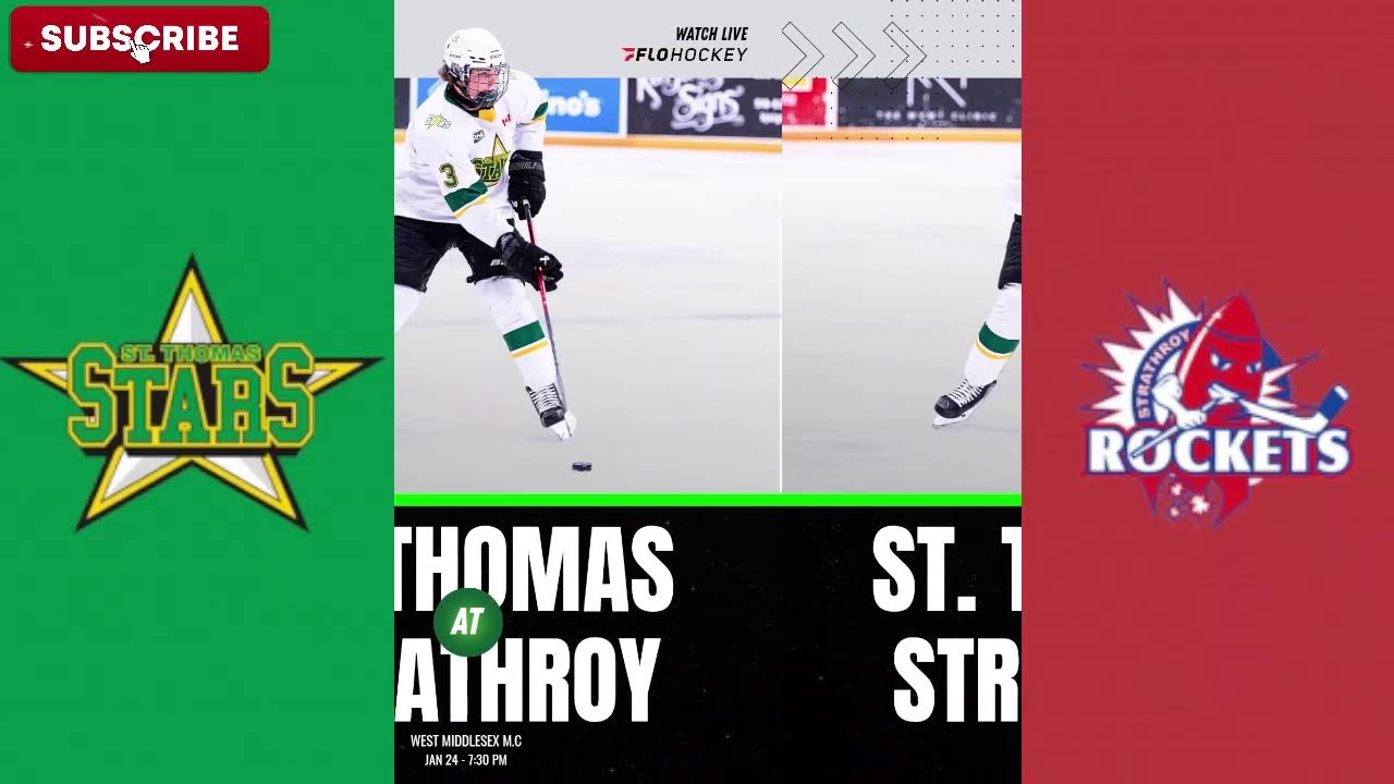 St. Thomas Stars @ Strathroy Rockets GOHL - AUDIO LIVESTREAM - January 24, 2026