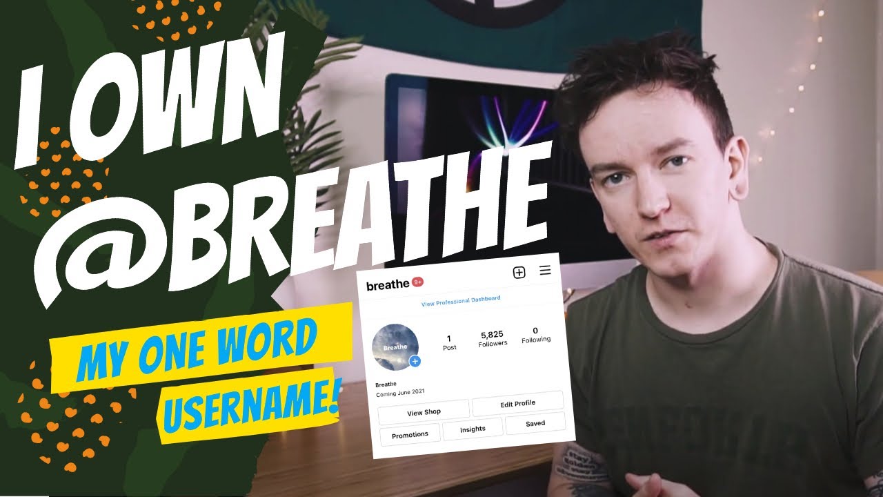 Как я получил имя пользователя Instagram из одного слова | OG имя пользователя | @breathe