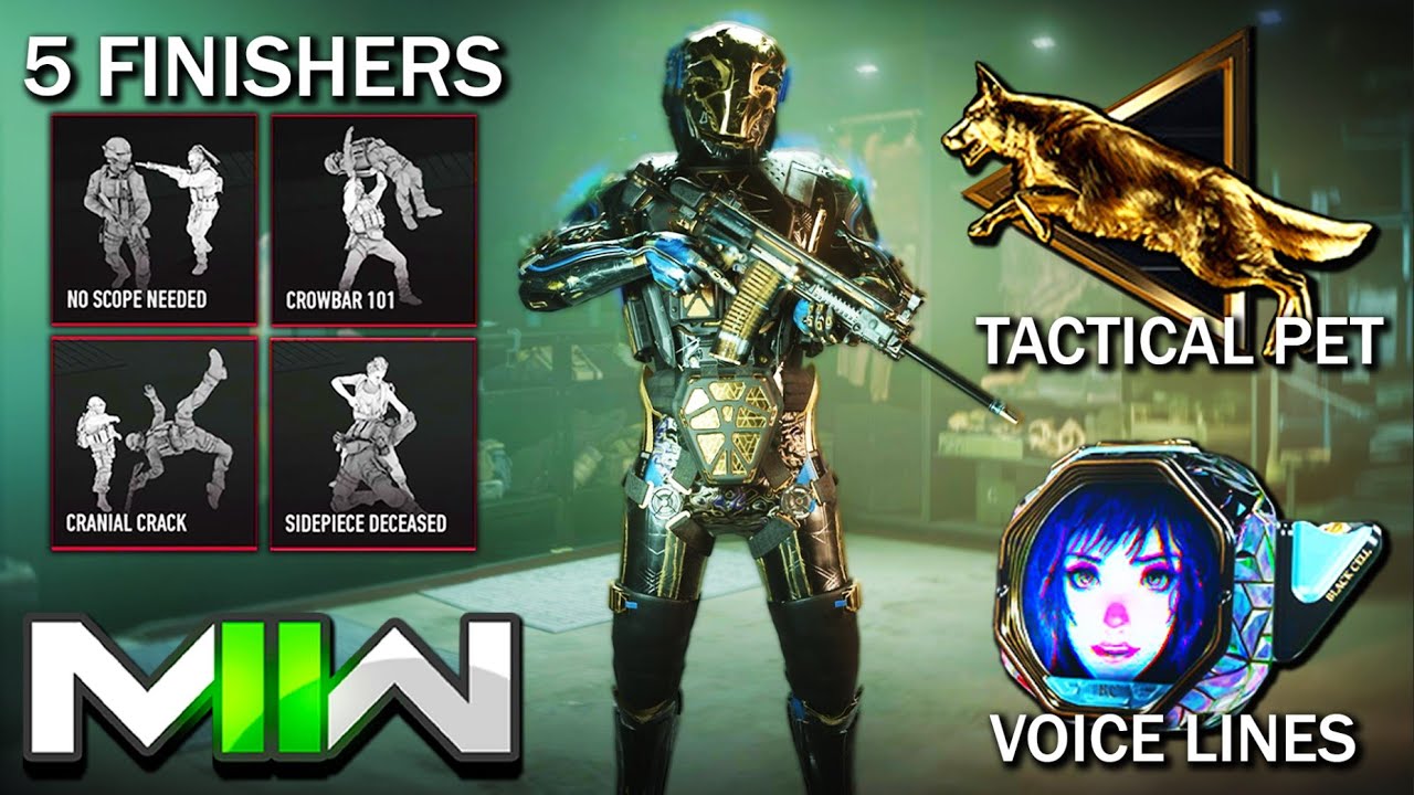 MW2 - Blackcell S5 ➡️ (5 Finishers, Voices Lines, 15+ Tracers)