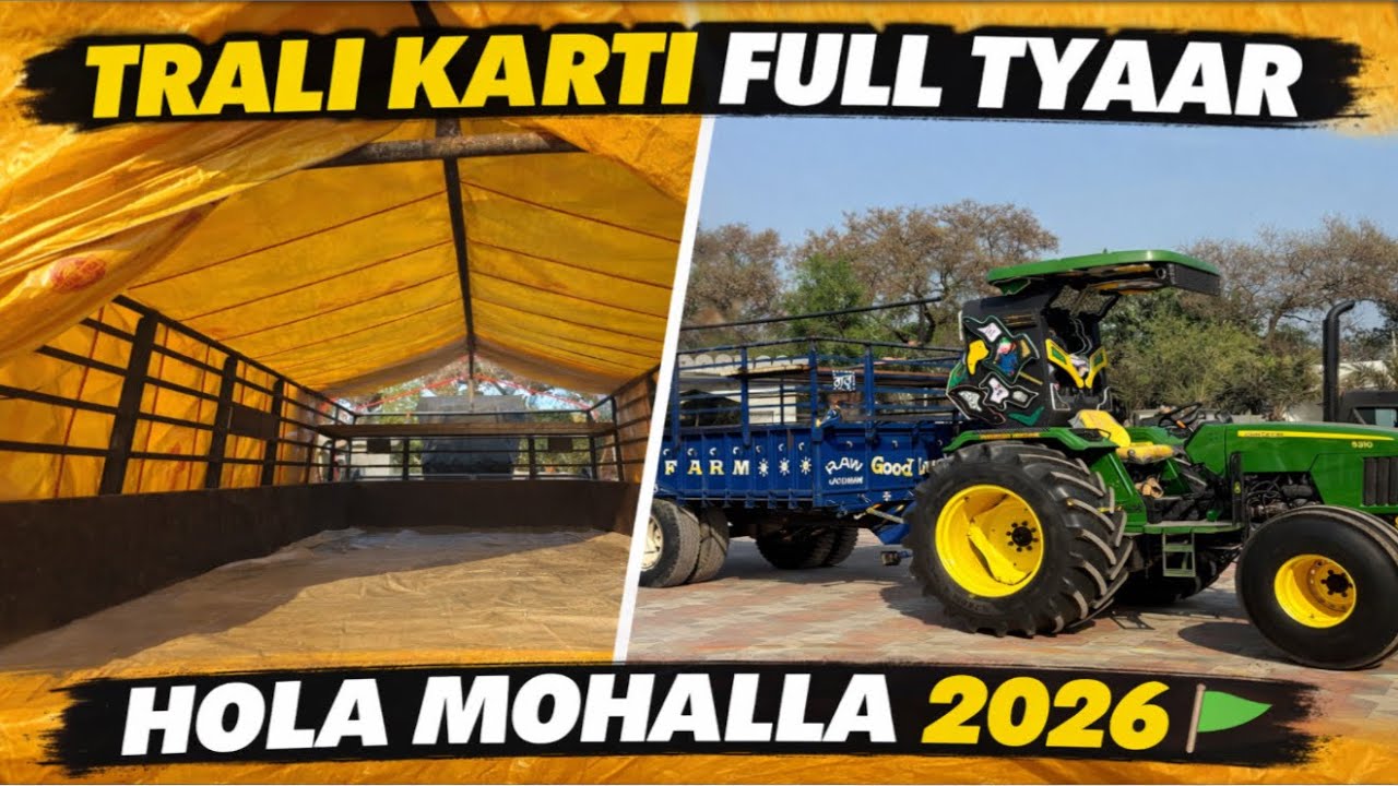 Hola Mohalla 2026 di Full tyaari Complete✅//Trali karti ready⛳️