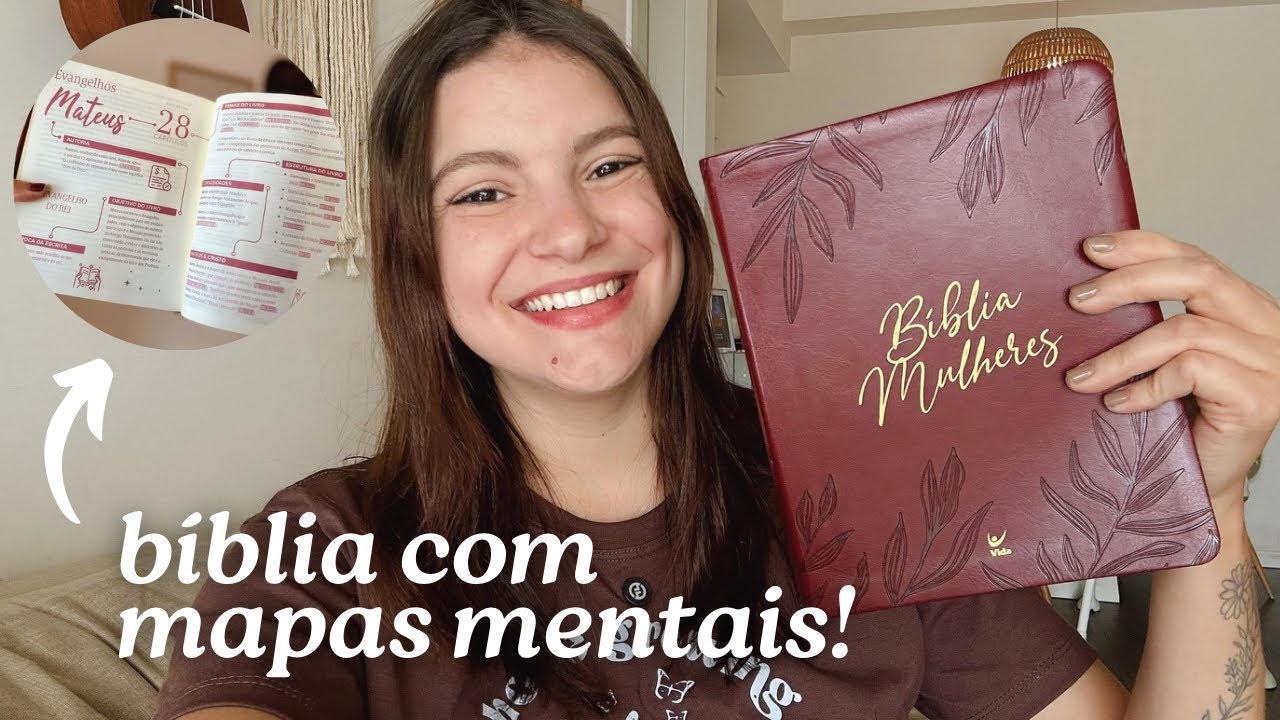 BÍBLIA COM MAPAS MENTAIS! - Review Bíblia Mulheres da Viviane Martinello