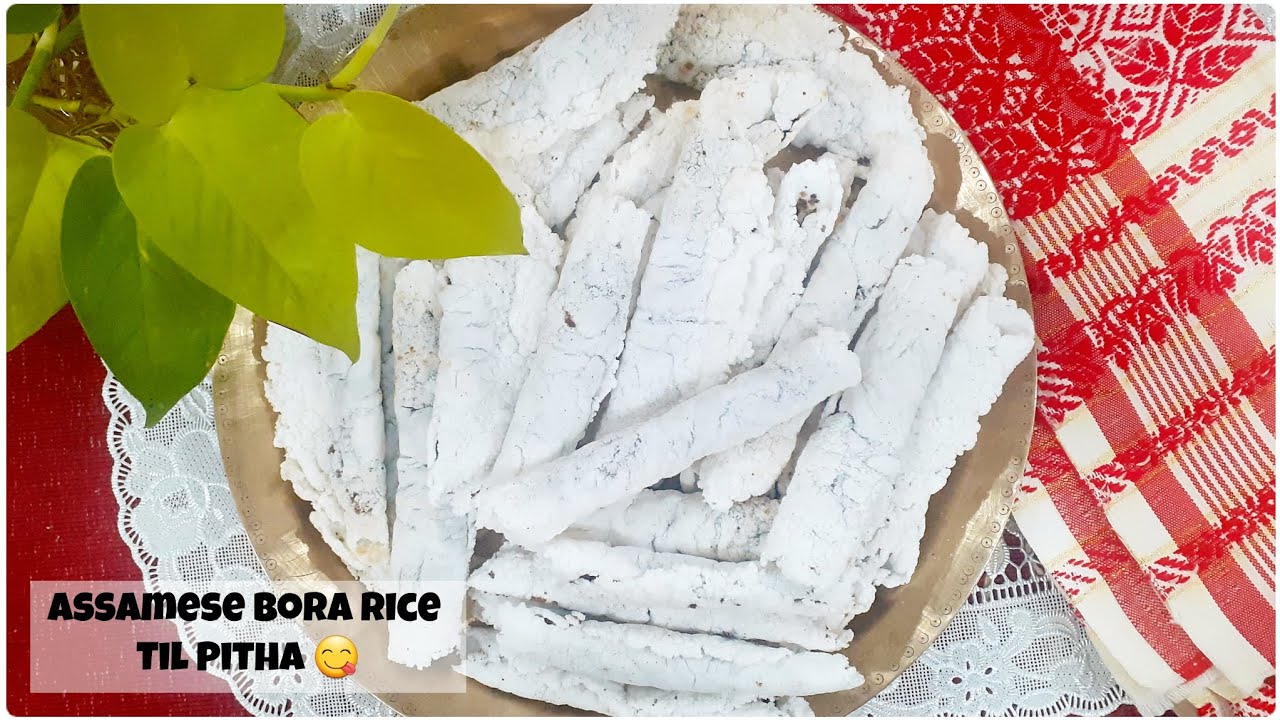 Assamese Traditional Bora Rice (Sticky Rice) Til Pitha | Magh (Bhogali) Bihu Special |