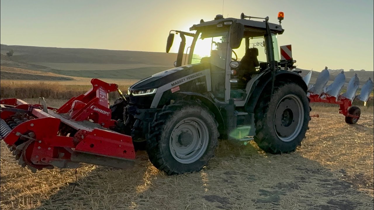 100 KM YOL GİTTİK + NEKADAR YAKTI ?PULLUK YOL KONUMUNA ALMA + MASSEYFERGUSON 5s105 (karamamba)