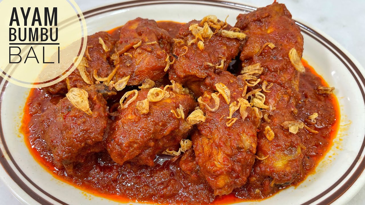 RESEP AYAM BUMBU BALI KHAS JAWA TIMUR TER-ENAK !!