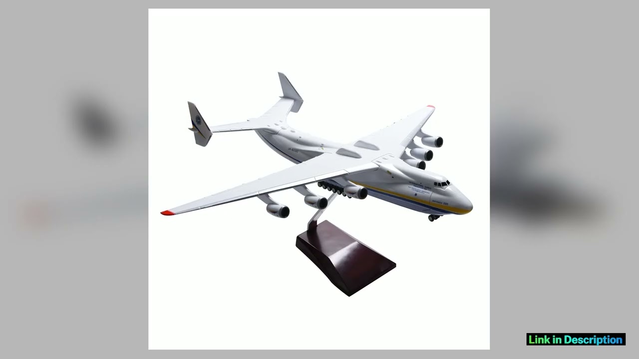 42cm 1200 Scale Model For Antonov AN225 AN225 Mriya Transport Aircraft Airplane Resin Plastic