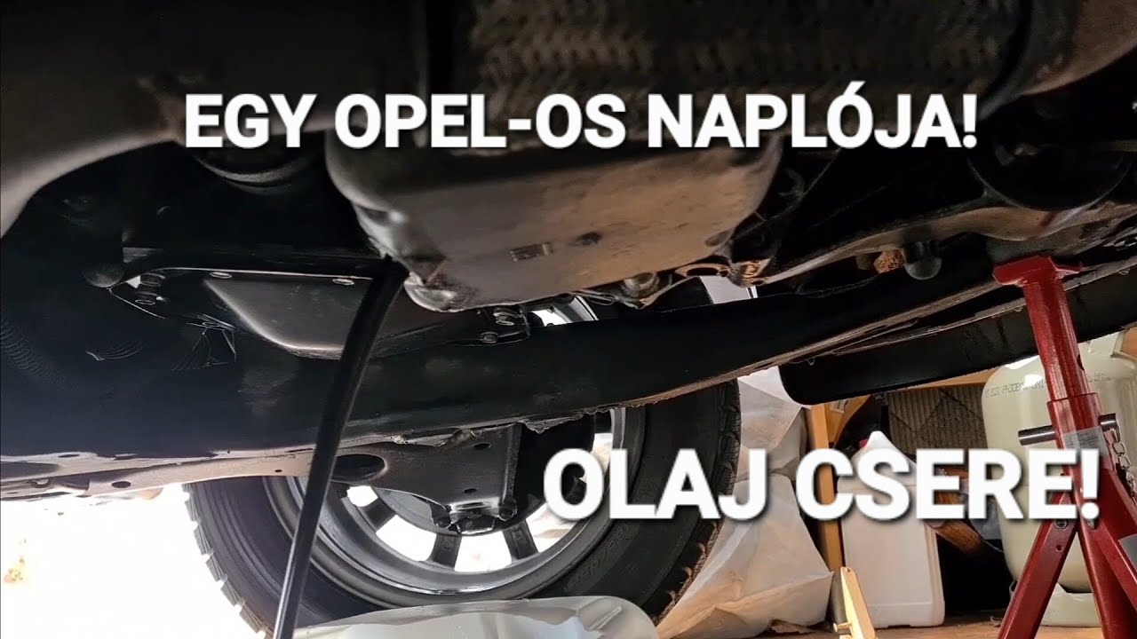 Egy opel-os naplója! Olaj csere, opel astra g 1,6 8v 2001