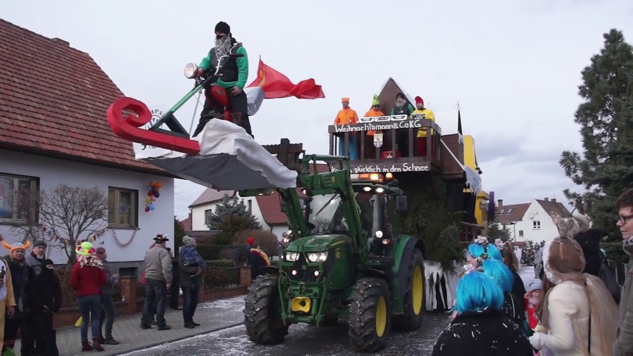 Rosenmontagsumzug in Wittichenau Februar 2020