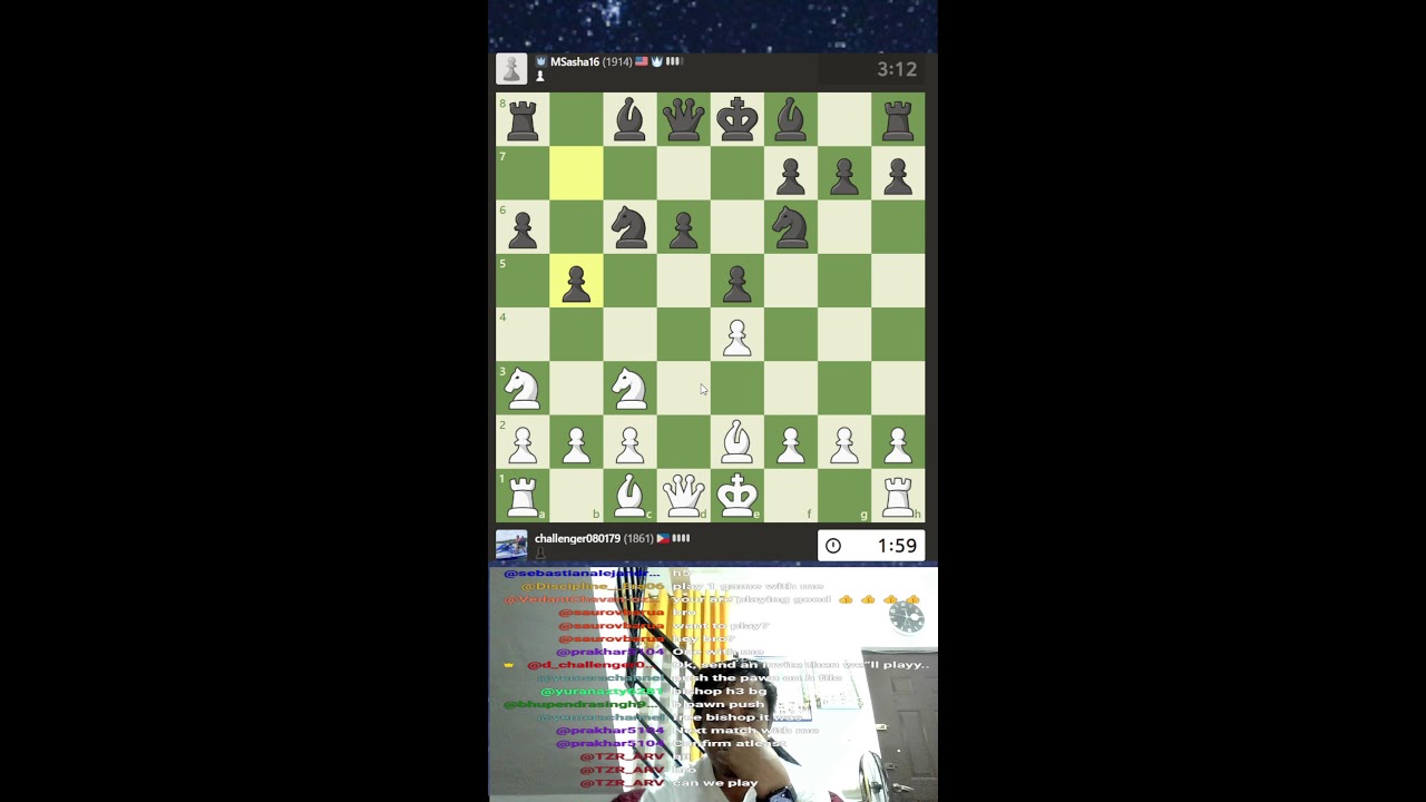 Practice Chess Game: January 10, 2026