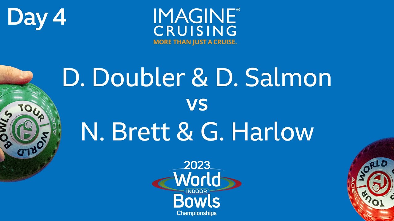 World Indoor Bowls Championship 2023 - D.Doubler & D.Salmon vs N.Brett & G.Harlow - Day 4 Match 2
